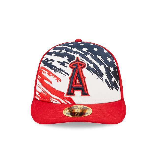 New Era  Los Angeles Angels Independence Day 2022 Low Profile 59FIFTY Fitted Hat