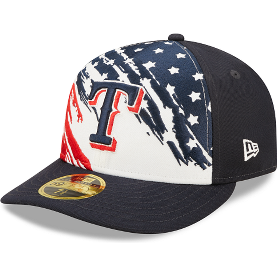 New Era  Texas Rangers Independence Day 2022 Low Profile 59FIFTY Fitted Hat