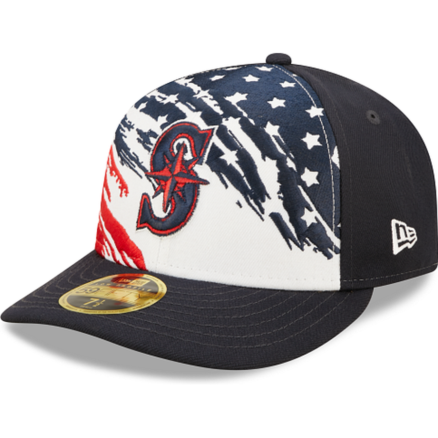 New Era  Seattle Mariners Independence Day 2022 Low Profile 59FIFTY Fitted Hat