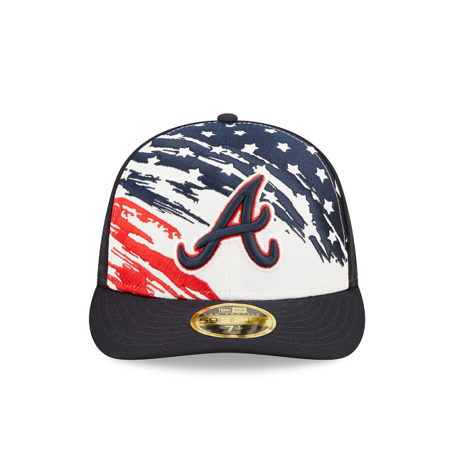 New Era  Atlanta Braves Independence Day 2022 Low Profile 59FIFTY Fitted Hat