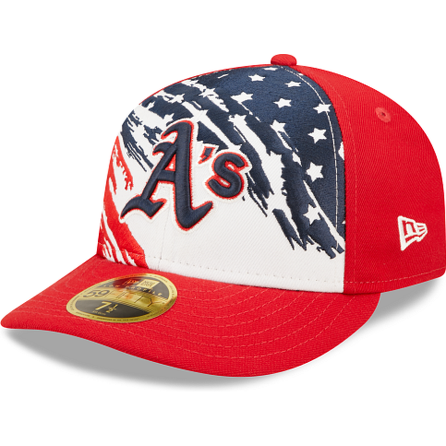New Era  Oakland Athletics Independence Day 2022 Low Profile 59FIFTY Fitted Hat
