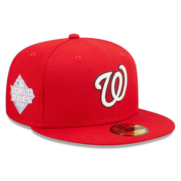 New Era Washington Nationals Red/Lavender 2019 World Series 59FIFTY Fitted Hat
