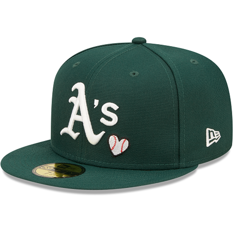 New Era Oakland Athletics Team Heart 2022 59FIFTY Fitted Hat