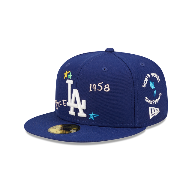 New Era  Los Angeles Dodgers Scribble Collection 2022 59FIFTY Fitted Hat