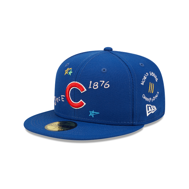 New Era  Chicago Cubs Scribble Collection 2022 59FIFTY Fitted Hat