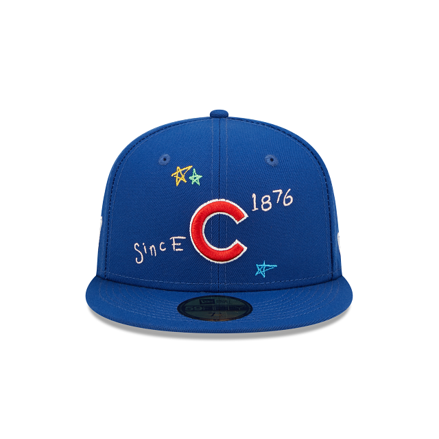 New Era  Chicago Cubs Scribble Collection 2022 59FIFTY Fitted Hat