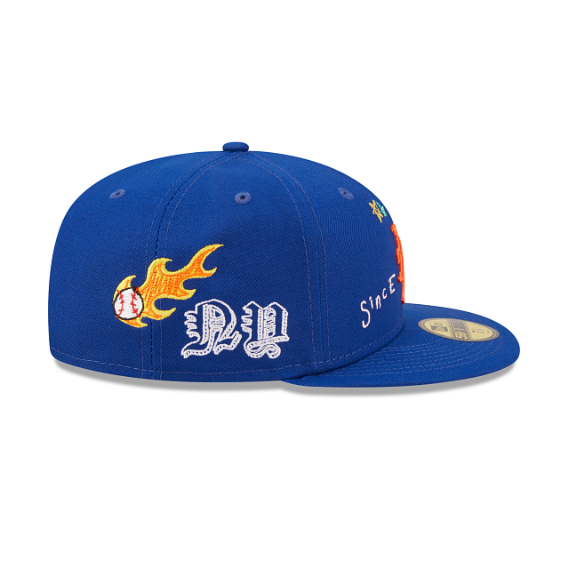 New Era  New York Mets Scribble Collection 2022 59FIFTY Fitted Hat