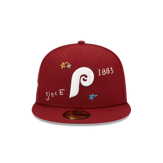 New Era  Philadelphia Phillies Scribble Collection 2022 59FIFTY Fitted Hat