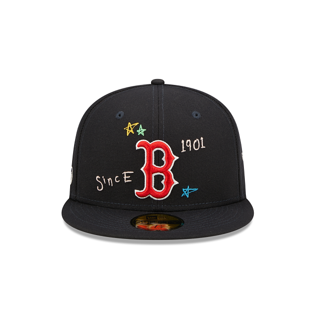 New Era  Boston Red Sox Scribble Collection 2022 59FIFTY Fitted Hat