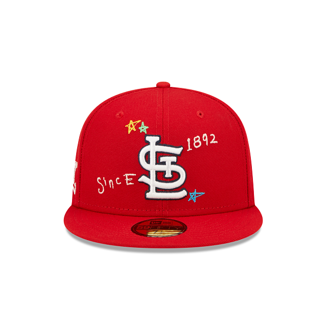 New Era  St. Louis Cardinals Scribble Collection 2022 59FIFTY Fitted Hat