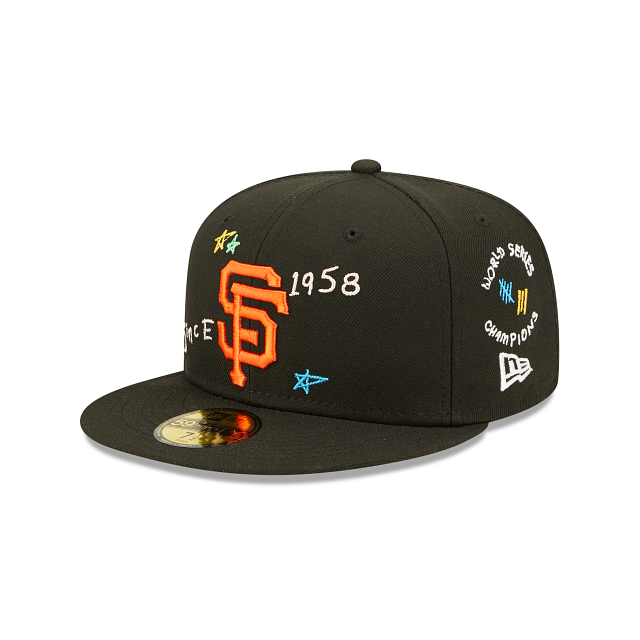 New Era  San Francisco Giants Scribble Collection 2022 59FIFTY Fitted Hat