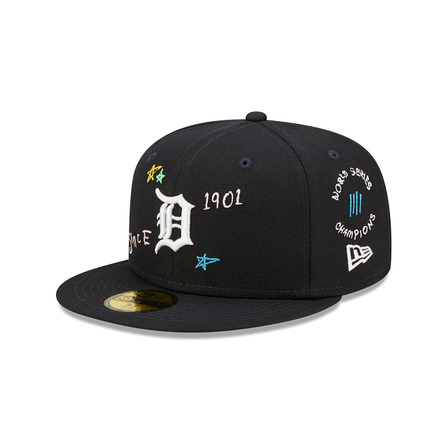 New Era  Detroit Tigers Scribble Collection 2022 59FIFTY Fitted Hat