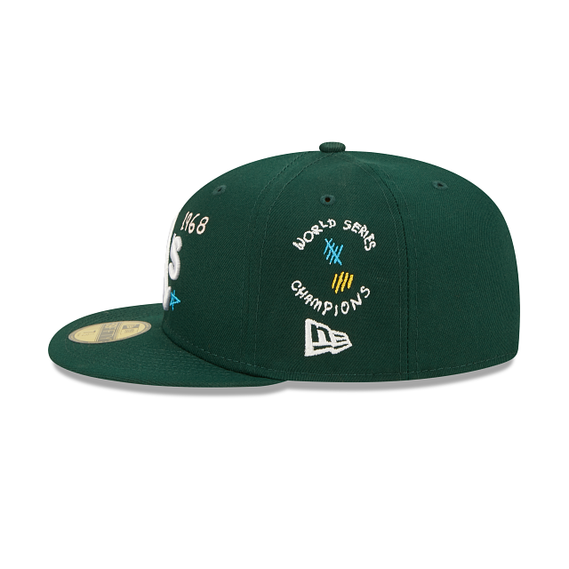 New Era  Oakland Athletics Scribble Collection 2022 59FIFTY Fitted Hat