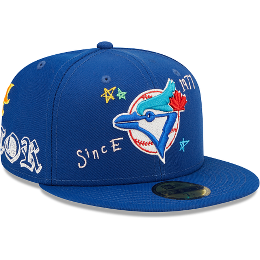 New Era  Toronto Blue Jays Scribble Collection 2022 59FIFTY Fitted Hat