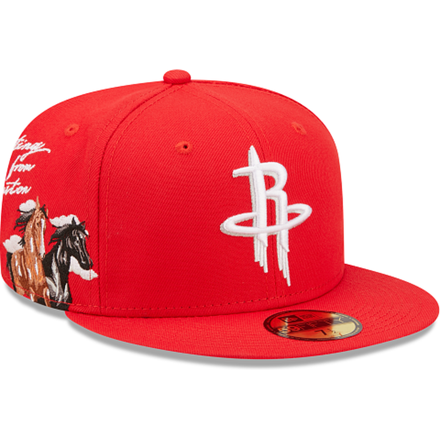 New Era  Houston Rockets Cloud Icon 2022 59FIFTY Fitted Hat