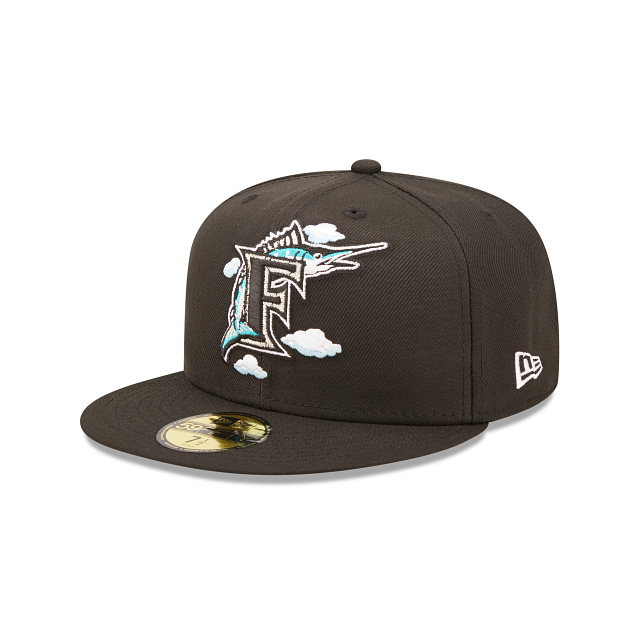 New Era Florida Marlins Comic Cloud 2022 59FIFTY Fitted Hat