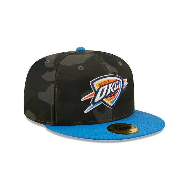 New Era Oklahoma City Thunder Lifestyle Camo 59FIFTY Fitted Hat
