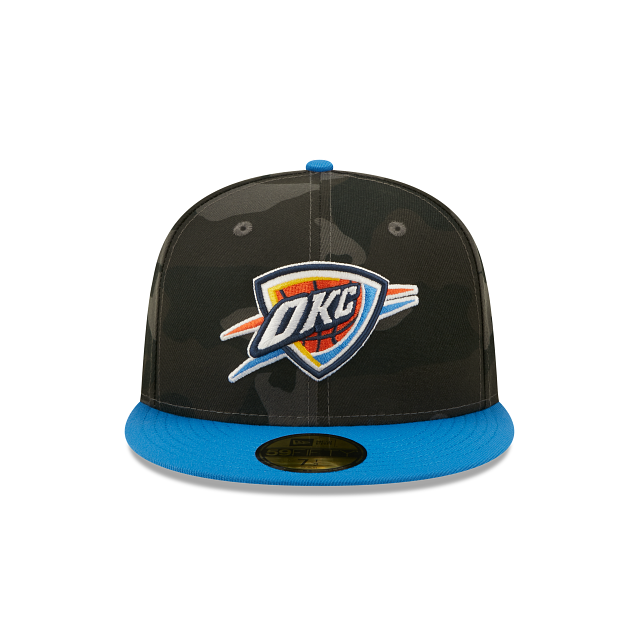 New Era Oklahoma City Thunder Lifestyle Camo 59FIFTY Fitted Hat