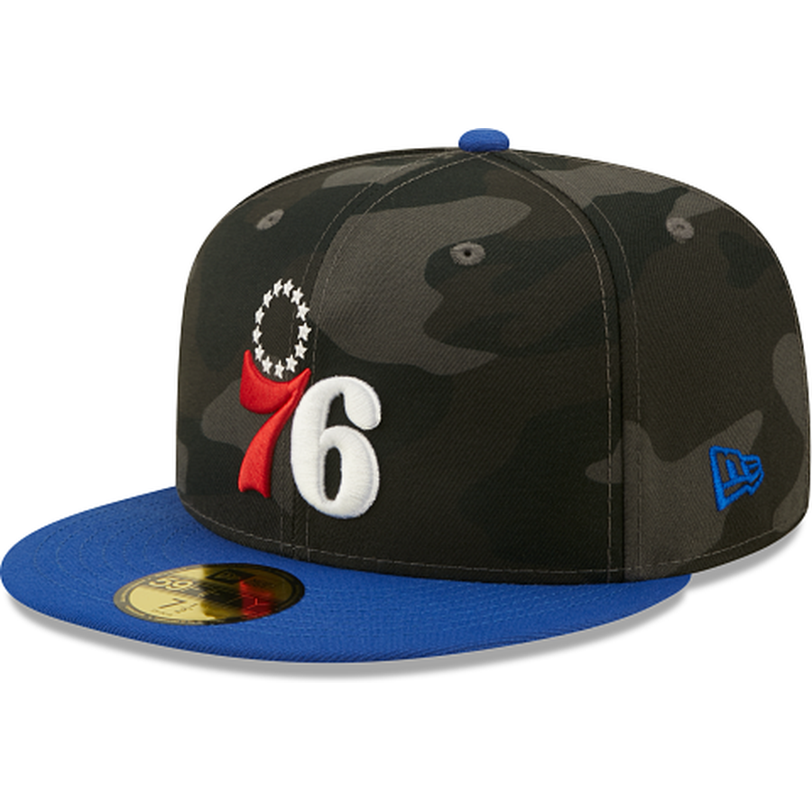 New Era Philadelphia 76ers Lifestyle Camo 59FIFTY Fitted Hat