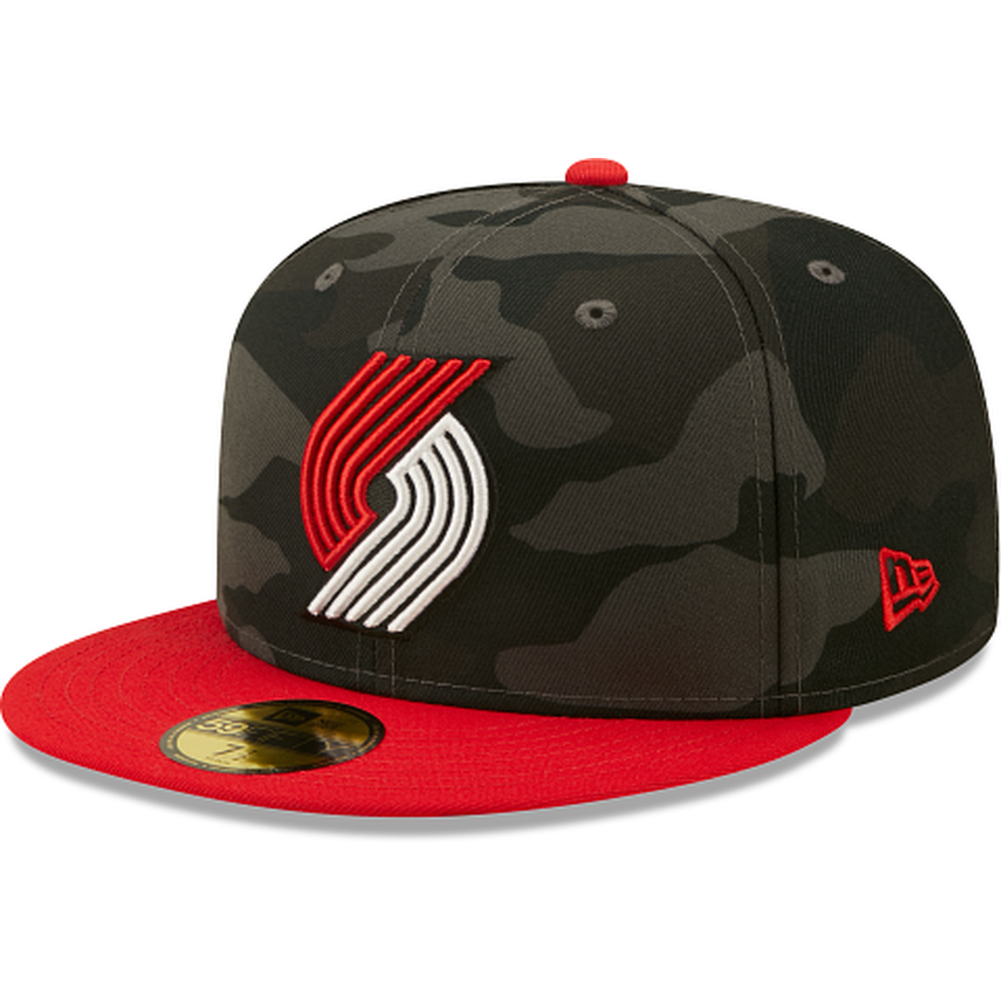 New Era Portland Trail Blazers Lifestyle Camo 59FIFTY Fitted Hat