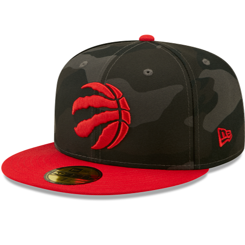 New Era Toronto Raptors Lifestyle Camo 59FIFTY Fitted Hat