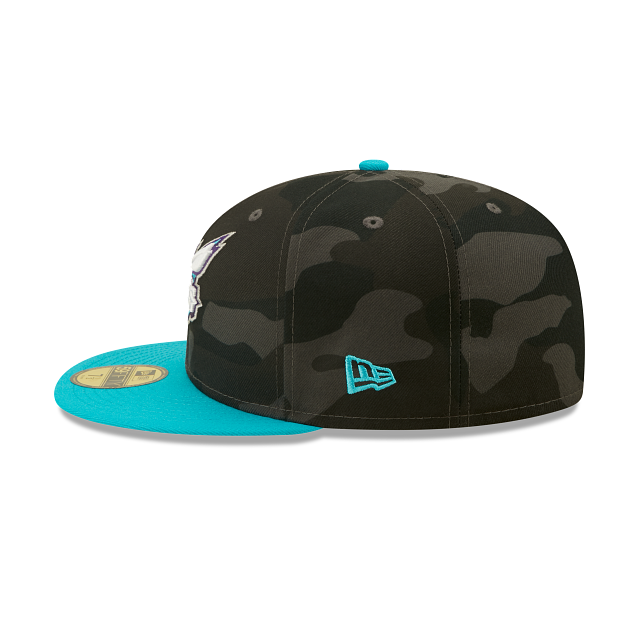New Era Charlotte Hornets Lifestyle Camo 59FIFTY Fitted Hat