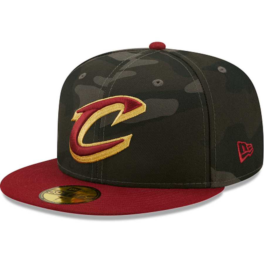 New Era Cleveland Cavaliers Lifestyle Camo 59FIFTY Fitted Hat