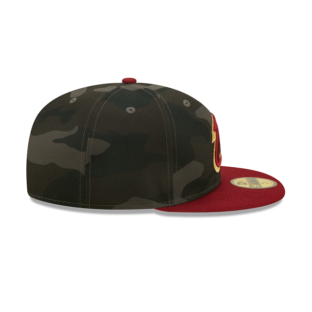 New Era Cleveland Cavaliers Lifestyle Camo 59FIFTY Fitted Hat