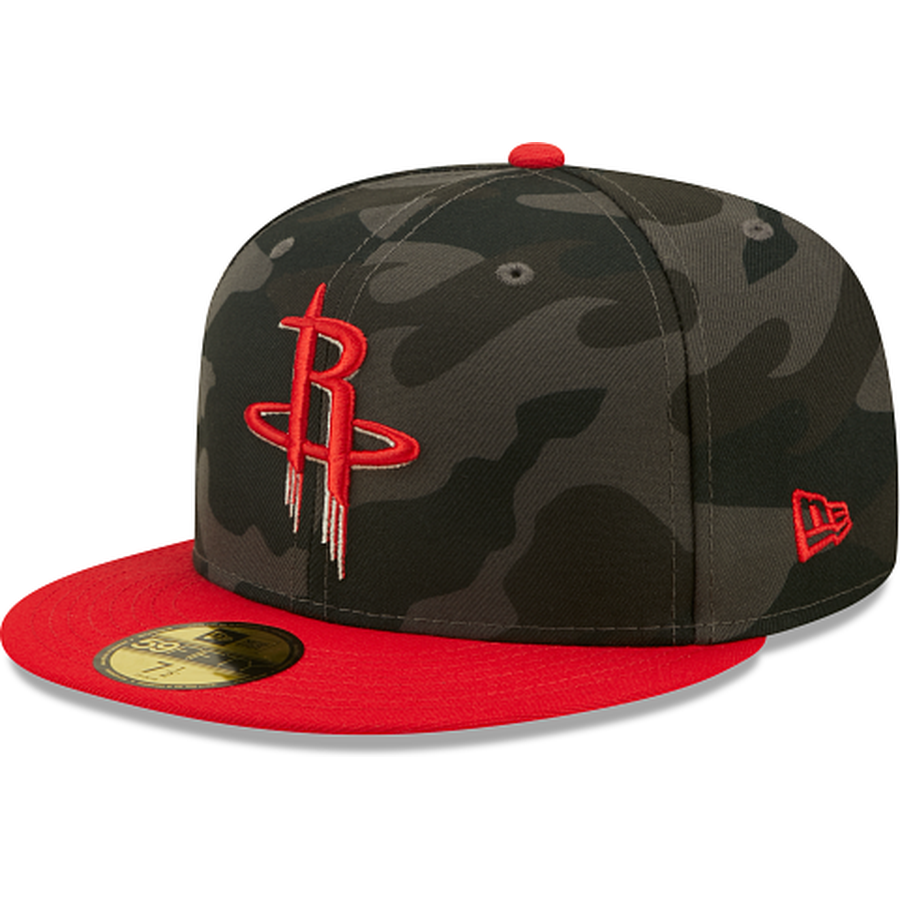 New Era Houston Rockets Lifestyle Camo 59FIFTY Fitted Hat
