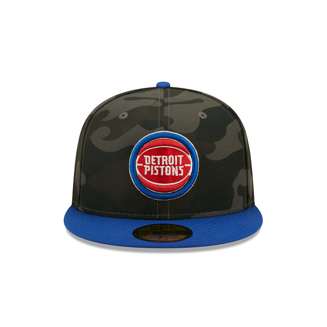 New Era Detroit Pistons Lifestyle Camo 59FIFTY Fitted Hat