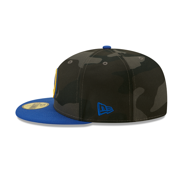 New Era Golden State Warriors Lifestyle Camo 59FIFTY Fitted Hat
