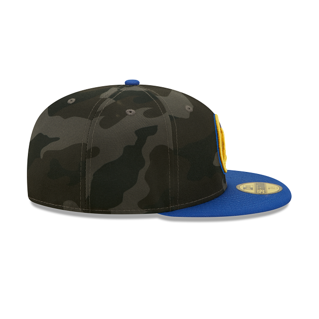 New Era Golden State Warriors Lifestyle Camo 59FIFTY Fitted Hat