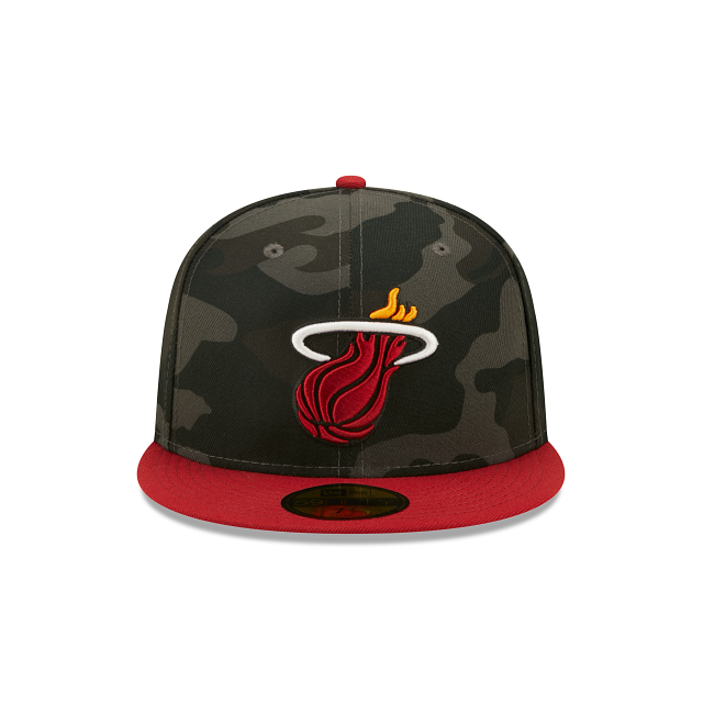 New Era Miami Heat Lifestyle Camo 59FIFTY Fitted Hat