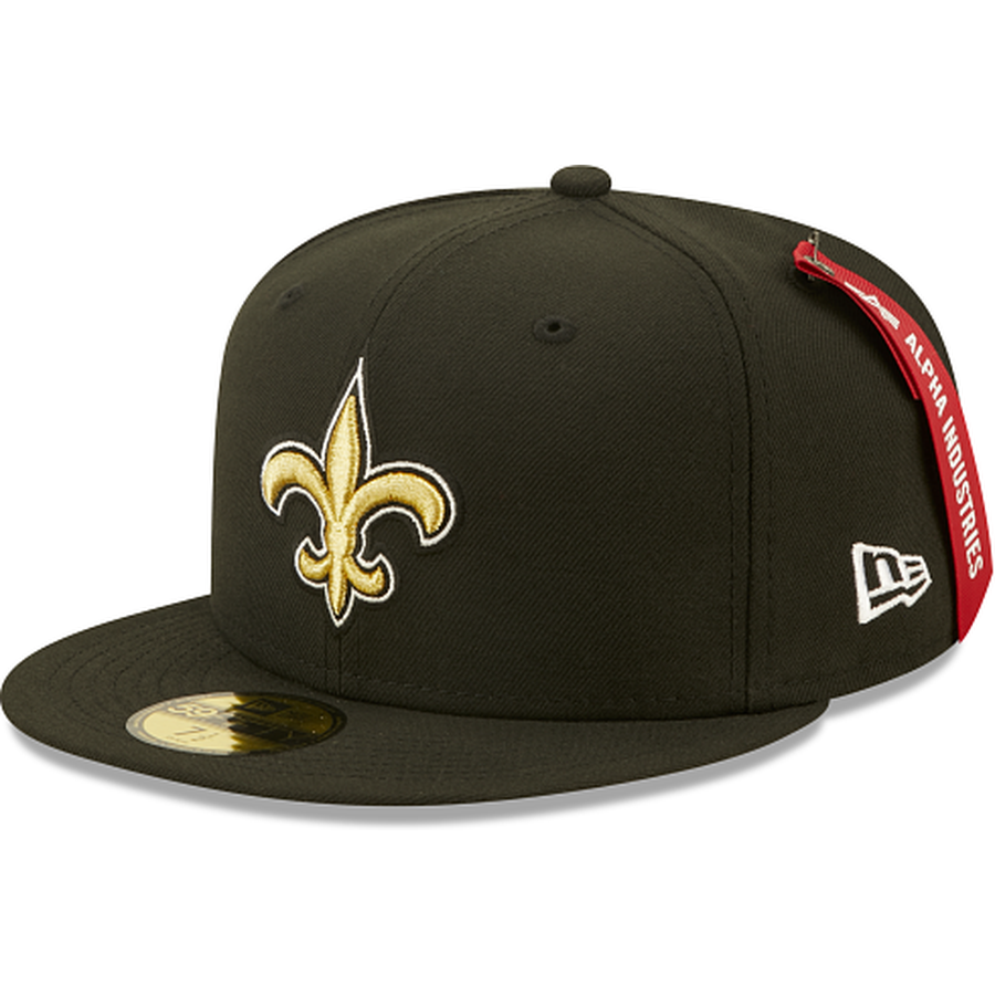 New Era Alpha Industries X New Orleans Saints 2022 59FIFTY Fitted Hat