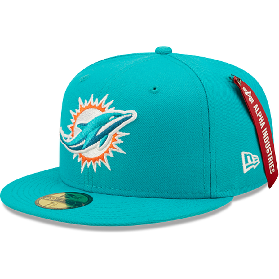 New Era Alpha Industries X Miami Dolphins 2022 59FIFTY Fitted Hat