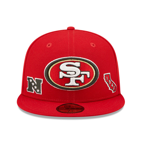 New Era San Francisco 49ers Team Identity 59FIFTY Fitted Hat