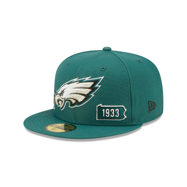 New Era Philadelphia Eagles Team Identity 59FIFTY Fitted Hat