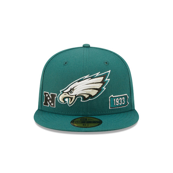 New Era Philadelphia Eagles Team Identity 59FIFTY Fitted Hat