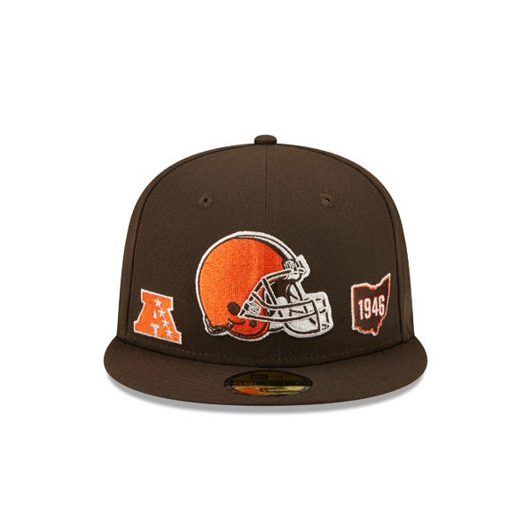 New Era Cleveland Browns Team Identity 59FIFTY Fitted Hat