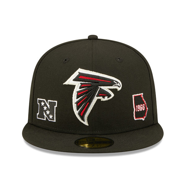 New Era Atlanta Falcons Team Identity 59FIFTY Fitted Hat