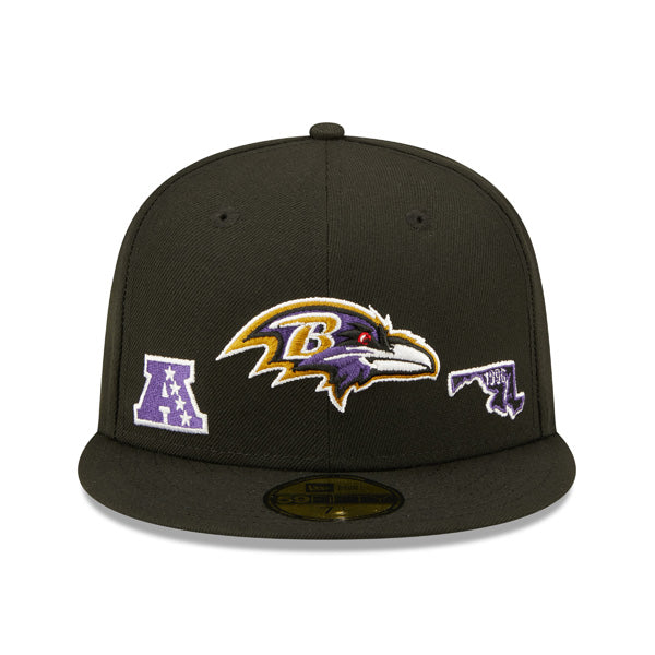 New Era Baltimore Ravens Team Identity 59FIFTY Fitted Hat