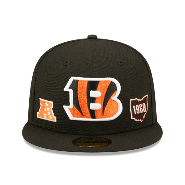 New Era Cincinnati Bengals Team Identity 59FIFTY Fitted Hat