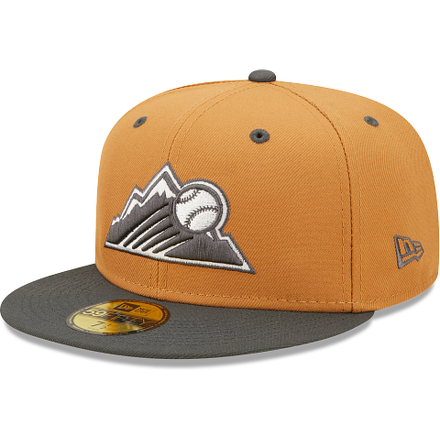 New Era  Colorado Rockies Color Pack Tan 2022 59FIFTY Fitted Hat