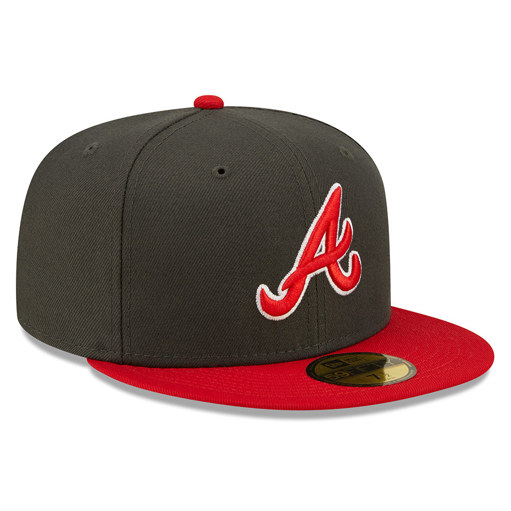 New Era Atlanta Braves Two-Tone Steel 59FIFTY Fitted Hat