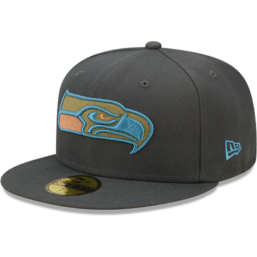 New Era Seattle Seahawks Color Pack Steel 2022 59FIFTY Fitted Hat