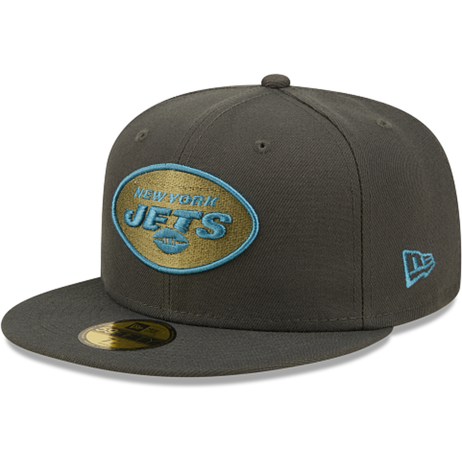 New Era New York Jets Color Pack Steel 2022 59FIFTY Fitted Hat