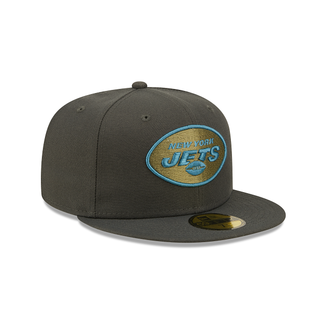 New Era New York Jets Color Pack Steel 2022 59FIFTY Fitted Hat
