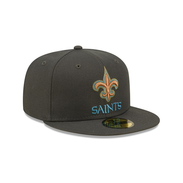 New Era New Orleans Saints Color Pack Steel 2022 59FIFTY Fitted Hat