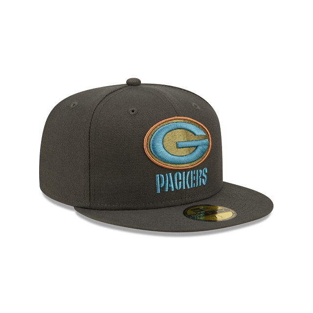New Era Green Bay Packers Color Pack Steel 2022 59FIFTY Fitted Hat
