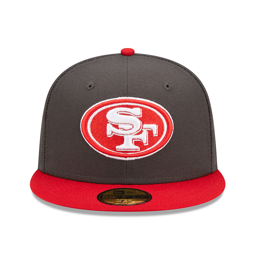 New Era San Francisco 49ers Two-Tone Steel 59FIFTY Fitted Hat